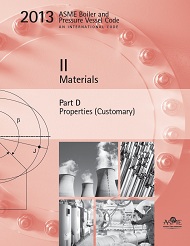 Die Norm ASME BPVC-IID:2013 2013 Ansicht