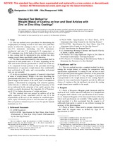 UNGÜLTIG ASTM A90/A90M-95a(1999) 10.4.2001 Ansicht