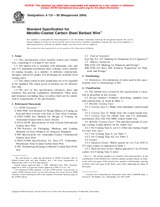 UNGÜLTIG ASTM A121-99(2004) 1.5.2004 Ansicht