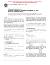 UNGÜLTIG ASTM A319-71(2001) 1.1.2001 Ansicht