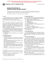 UNGÜLTIG ASTM A322-91(1996) 15.8.1991 Ansicht