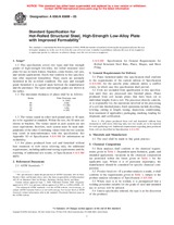 UNGÜLTIG ASTM A656/A656M-05 1.9.2005 Ansicht