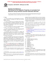 UNGÜLTIG ASTM A697/A697M-03(2008) 1.11.2008 Ansicht