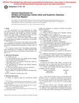 UNGÜLTIG ASTM A733-99 10.9.2001 Ansicht