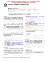 UNGÜLTIG ASTM A800/A800M-01(2006) 10.3.2001 Ansicht