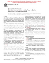UNGÜLTIG ASTM A923-06 1.5.2006 Ansicht
