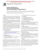 UNGÜLTIG ASTM B23-00(2005) 1.11.2005 Ansicht