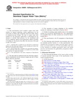 UNGÜLTIG ASTM B88M-05(2011) 1.4.2011 Ansicht