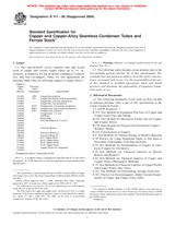 UNGÜLTIG ASTM B111-98(2004) 1.5.2004 Ansicht