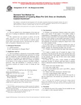 UNGÜLTIG ASTM B137-95(2000) 10.3.2000 Ansicht