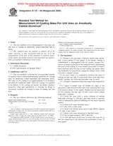 UNGÜLTIG ASTM B137-95(2004) 1.10.2004 Ansicht