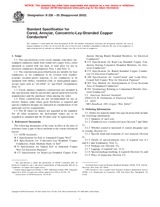 UNGÜLTIG ASTM B226-95(2003) 1.10.2003 Ansicht