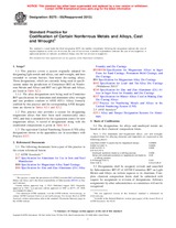 UNGÜLTIG ASTM B275-05(2013) 1.8.2013 Ansicht