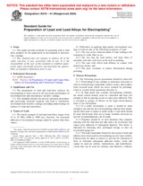 UNGÜLTIG ASTM B319-91(2004) 1.4.2004 Ansicht