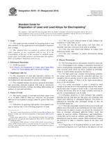 UNGÜLTIG ASTM B319-91(2014) 1.11.2014 Ansicht