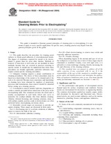 UNGÜLTIG ASTM B322-99(2004) 1.10.2004 Ansicht