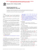 UNGÜLTIG ASTM B335-03(2008) 1.11.2008 Ansicht