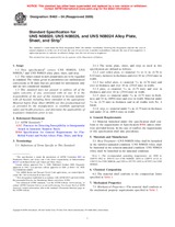 UNGÜLTIG ASTM B463-04(2009) 1.10.2009 Ansicht