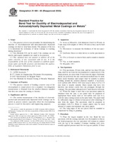UNGÜLTIG ASTM B489-85(2003) 1.10.2003 Ansicht