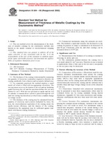 UNGÜLTIG ASTM B504-90(2002) 23.2.1990 Ansicht