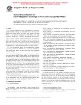 UNGÜLTIG ASTM B579-73(1999) 1.1.1999 Ansicht