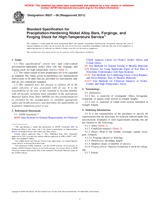 UNGÜLTIG ASTM B637-06(2011) 1.6.2011 Ansicht