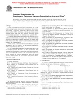 UNGÜLTIG ASTM B699-86(2003) 10.2.2003 Ansicht