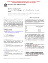 UNGÜLTIG ASTM B780-98(2004) 1.5.2004 Ansicht
