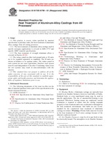 UNGÜLTIG ASTM B917/B917M-01(2005) 1.9.2005 Ansicht