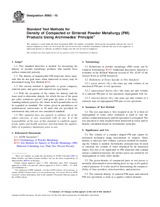 UNGÜLTIG ASTM B962-15 1.4.2015 Ansicht