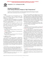 UNGÜLTIG ASTM C16-03(2008) 1.8.2008 Ansicht