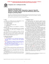 UNGÜLTIG ASTM C20-00(2005) 1.12.2005 Ansicht