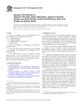 UNGÜLTIG ASTM C20-00(2015) 1.3.2015 Ansicht