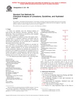 UNGÜLTIG ASTM C25-99 10.8.1999 Ansicht
