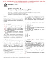 UNGÜLTIG ASTM C27-98 10.9.1998 Ansicht