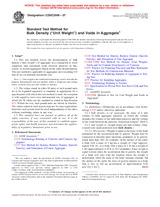 UNGÜLTIG ASTM C29/C29M-07 1.8.2007 Ansicht