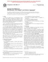 UNGÜLTIG ASTM C29/C29M-97 10.7.1997 Ansicht