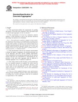 UNGÜLTIG ASTM C33/C33M-11a 1.8.2011 Ansicht