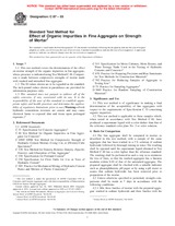 UNGÜLTIG ASTM C87-03 10.1.2003 Ansicht