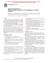 UNGÜLTIG ASTM C87-04 1.8.2004 Ansicht