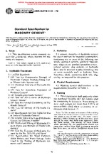 UNGÜLTIG ASTM C91-78e1 1.1.1900 Ansicht
