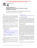 UNGÜLTIG ASTM C117-04 1.8.2004 Ansicht