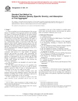 UNGÜLTIG ASTM C128-01 10.8.2001 Ansicht