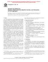 UNGÜLTIG ASTM C128-04 1.8.2004 Ansicht