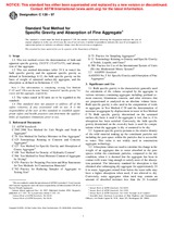 UNGÜLTIG ASTM C128-97 10.8.2001 Ansicht