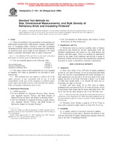 UNGÜLTIG ASTM C134-95(1999) 1.1.1999 Ansicht