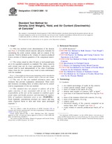 UNGÜLTIG ASTM C138/C138M-12 1.5.2012 Ansicht