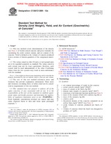 UNGÜLTIG ASTM C138/C138M-12a 1.12.2012 Ansicht