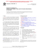 UNGÜLTIG ASTM C138/C138M-13 1.5.2013 Ansicht