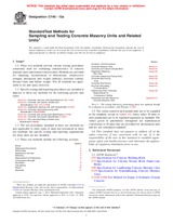 UNGÜLTIG ASTM C140-12a 1.8.2012 Ansicht